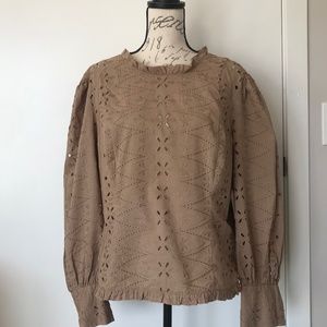 Long sleeve dressy blouse